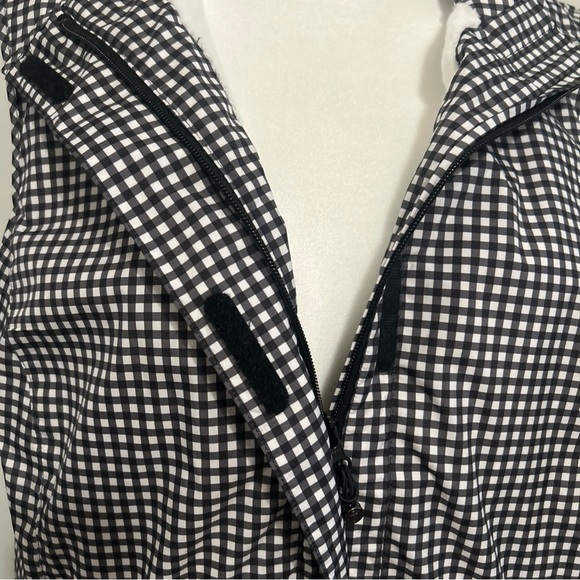 Talbots Black and White Quilted Gingham Vest - Picture 2 of 8
